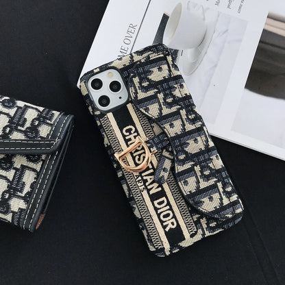 CD Luxury iPhone Case with Card Slot