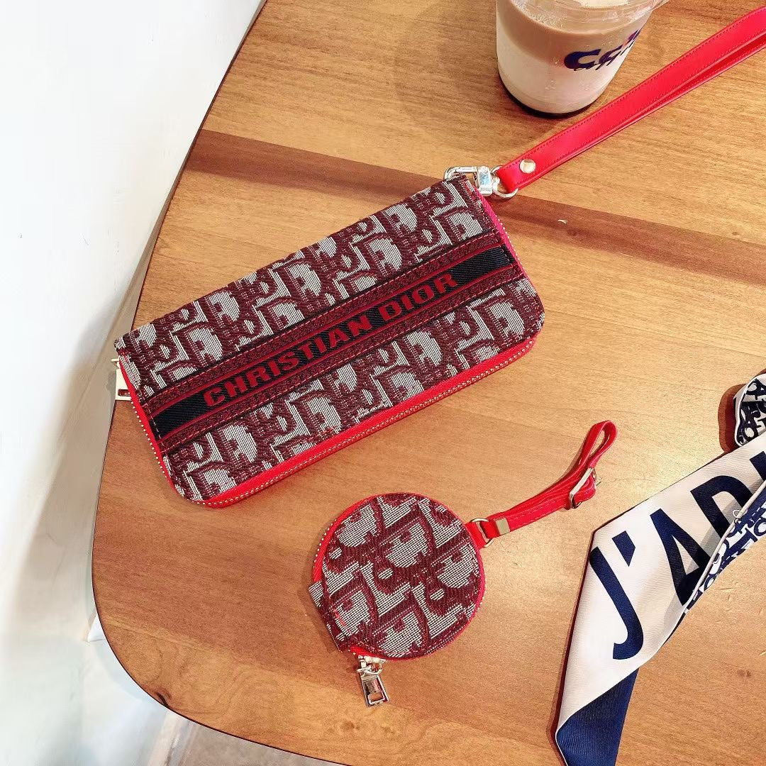 CD Canvas Phone & Coin Purse