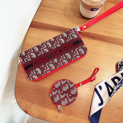 CD Canvas Phone & Coin Purse