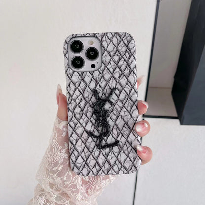 YSL Rattan Pastel Phone Case