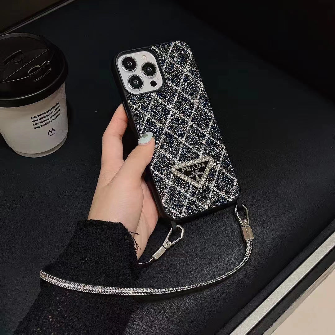 PD Diamond Pattern 3D Logo Case