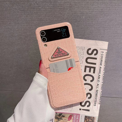 PD Snake Skin Card Slot For Samsung Z Flip/Fold