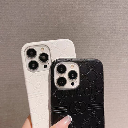 GC Classic Pattern 3D Logo Case