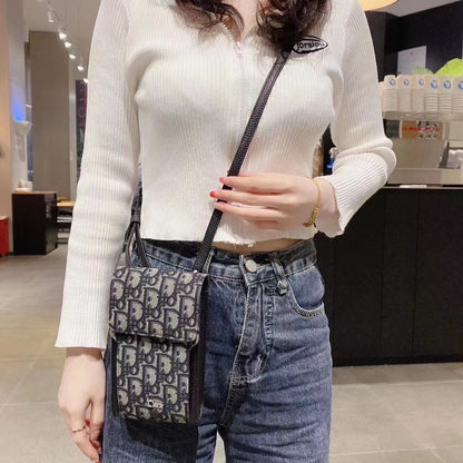 CD Pattern Phone Bag