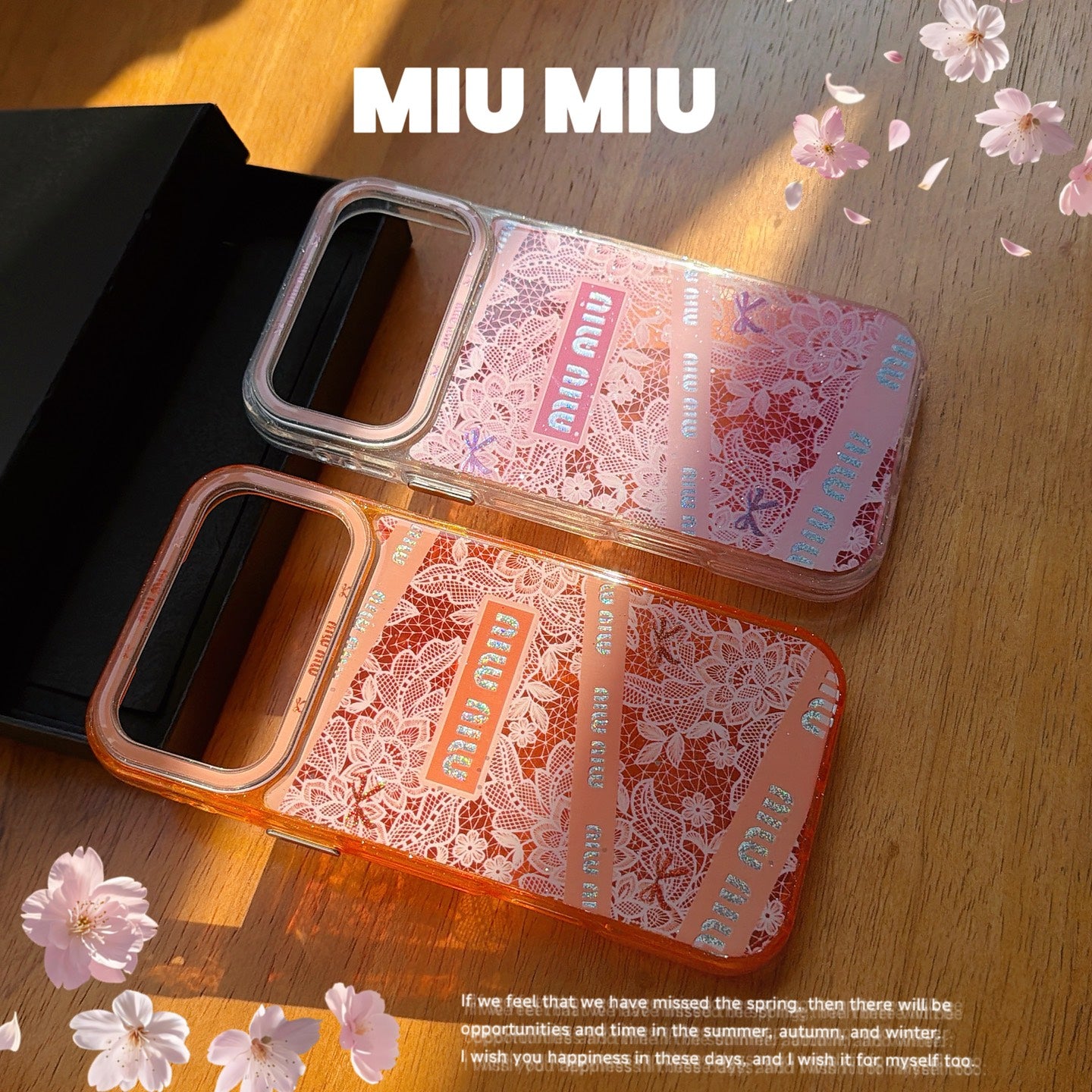 MiuMiu Pastel Florist Pattern Case