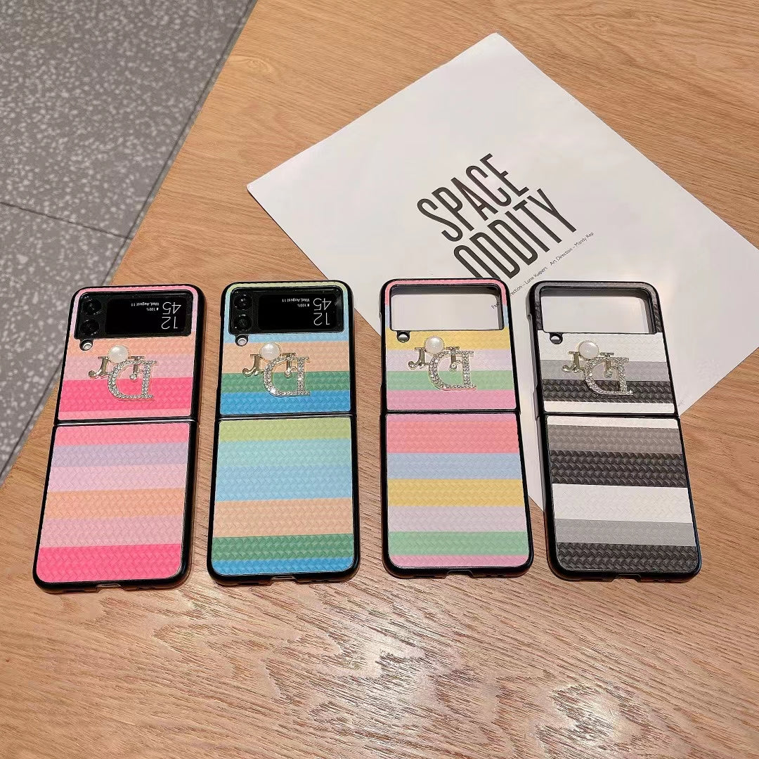 CD Rainbow Pearl Samsung Z Flip/Fold Case