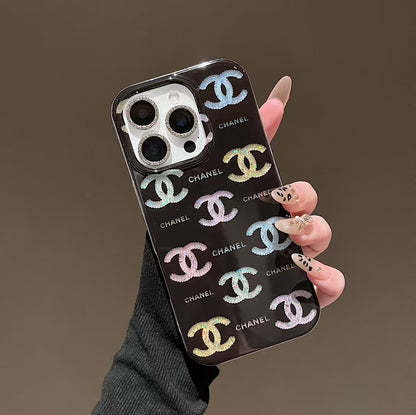 CN Simple Black Pattern iPhone Case
