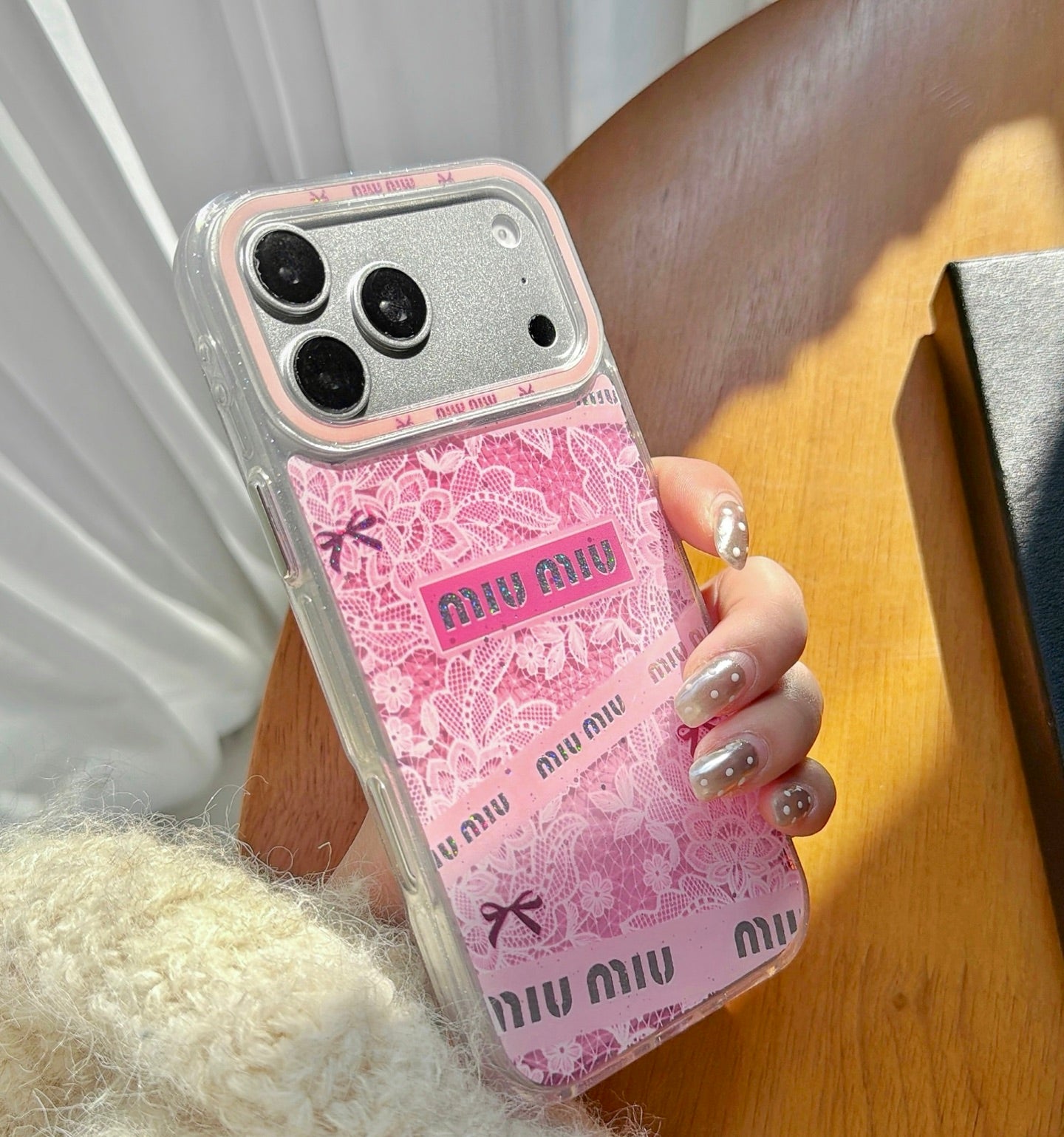 MiuMiu Pastel Florist Pattern Case