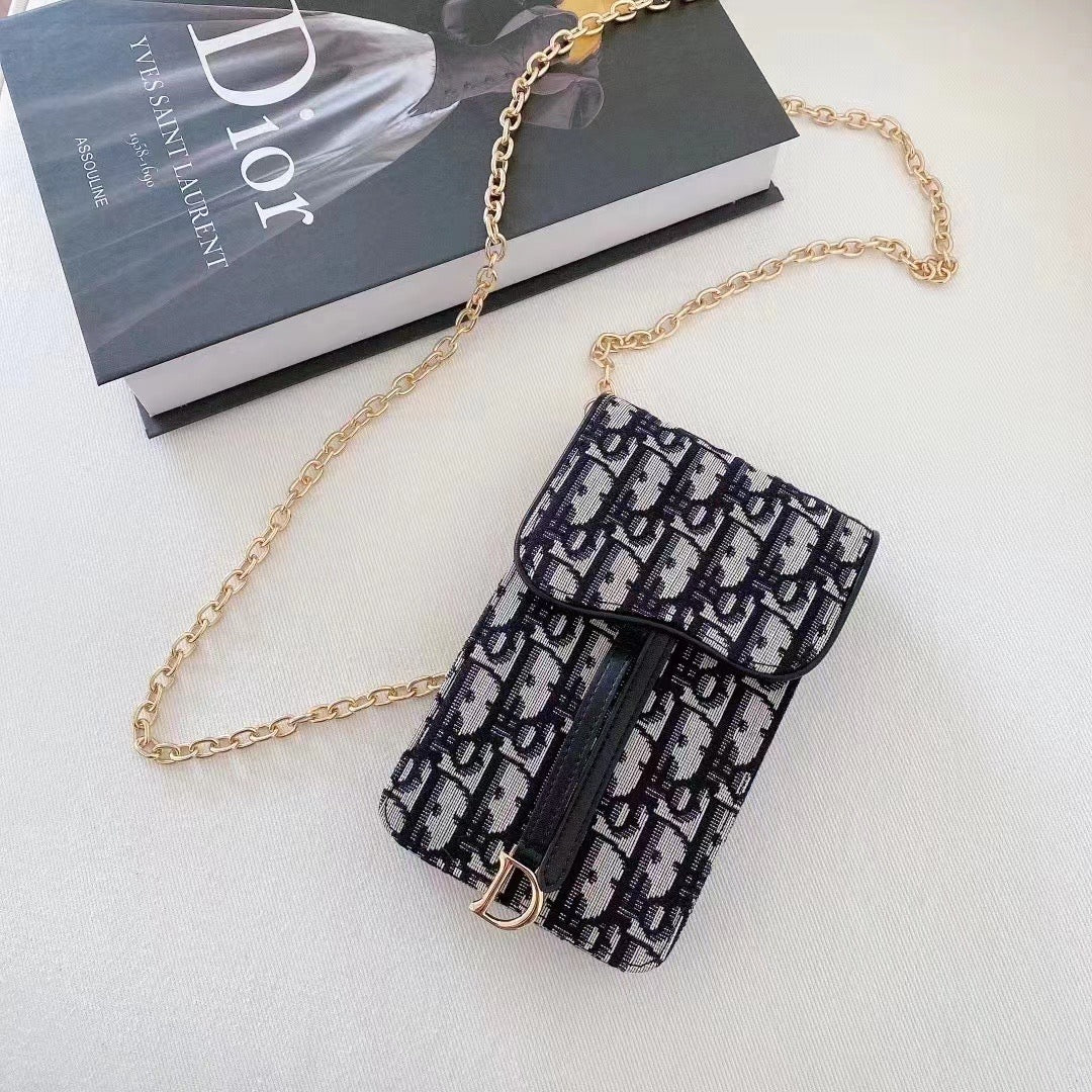 CD Pattern Phone Bag