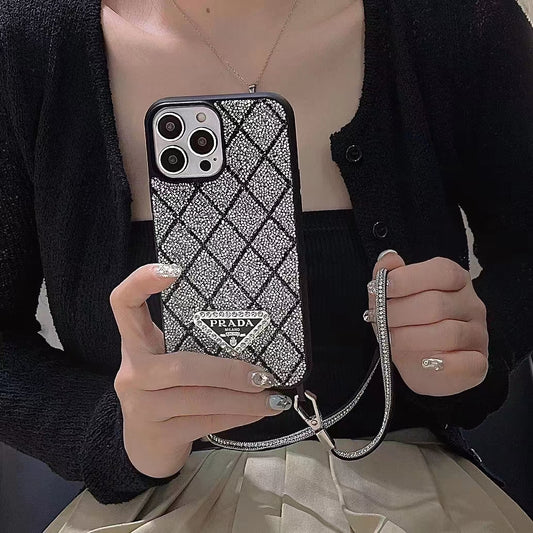 PD Diamond Pattern 3D Logo Case