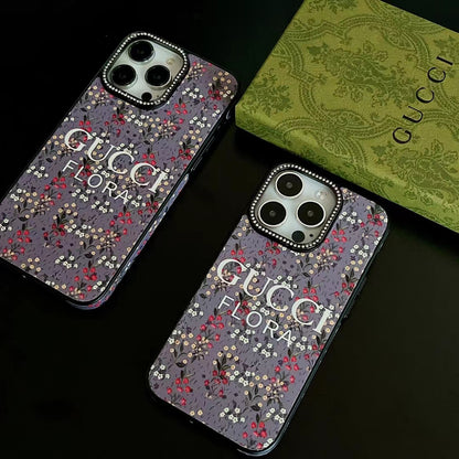 GC Printed Floral Purple Phone Case