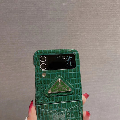 PD Snake Skin Card Slot For Samsung Z Flip/Fold