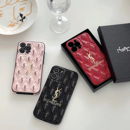 YSL Puffer Printed Phone Case