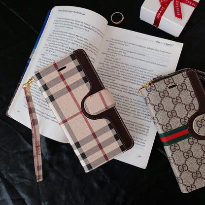 Mixed Designs Flip Wallet Phone Case