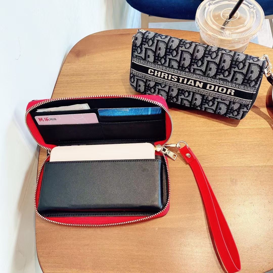 CD Canvas Phone & Coin Purse