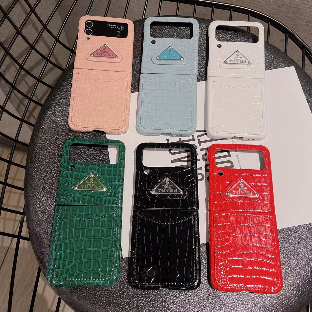 PD Snake Skin Card Slot For Samsung Z Flip/Fold