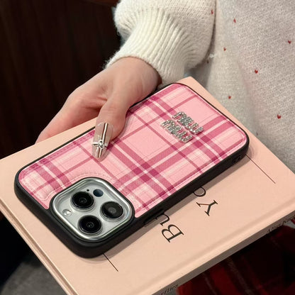 Miumiu 3D Diamond Logo iPhone Case