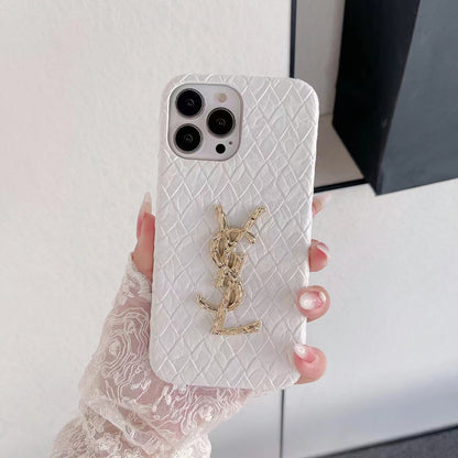 YSL Rattan Pastel Phone Case