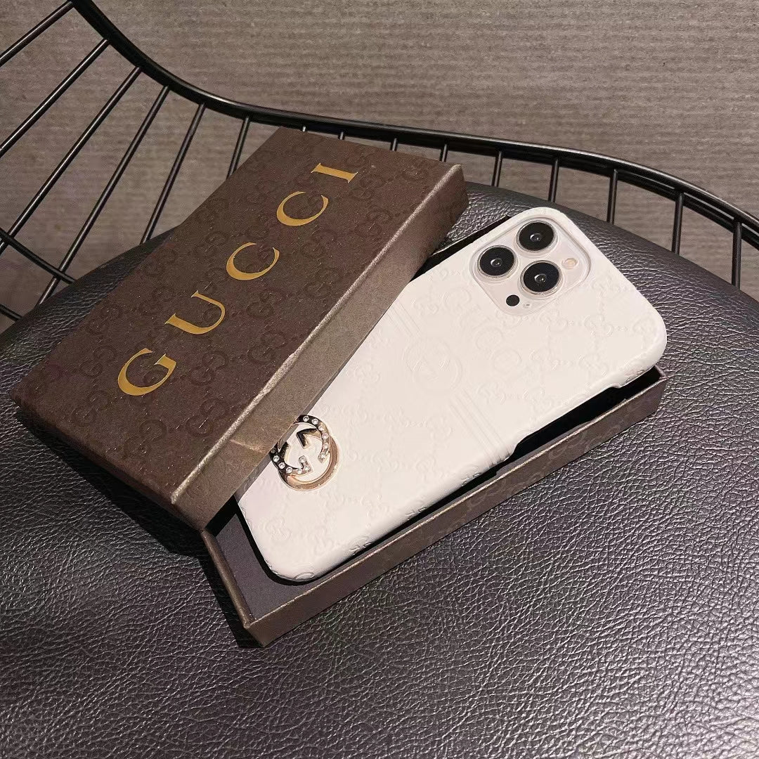 GC Classic Pattern 3D Logo Case