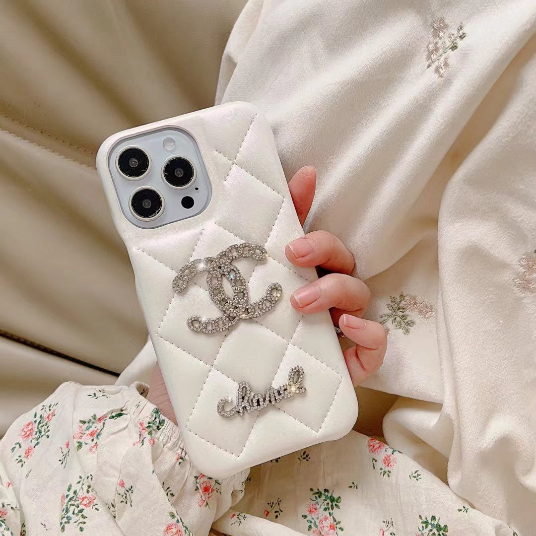 CN Sparkling Glitter Logo Phone Case