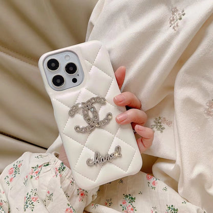 CN Sparkling Glitter Logo Phone Case