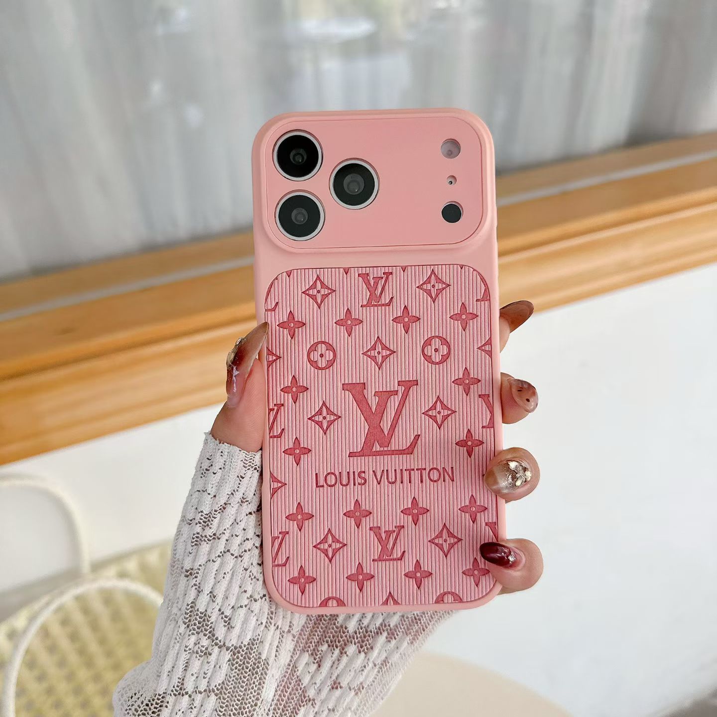 Premium Logo Design Pastel Pink Phone Case