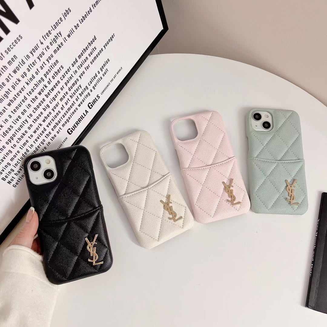 YSL Pastel Single Card Case