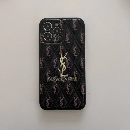 YSL Puffer Printed Phone Case