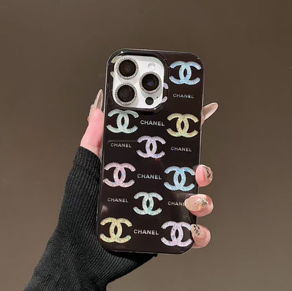 CN Simple Black Pattern iPhone Case