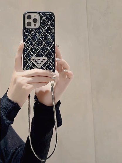 PD Diamond Pattern 3D Logo Case
