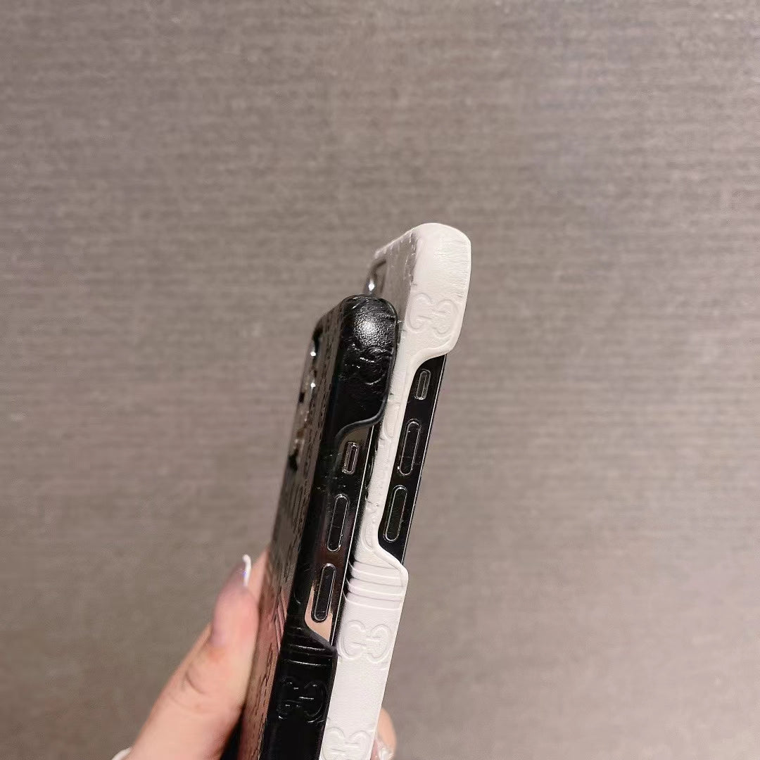 GC Classic Pattern 3D Logo Case