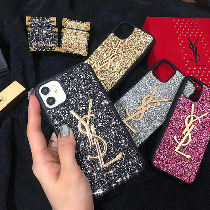 YSL Diamond Sparkles Phone Case