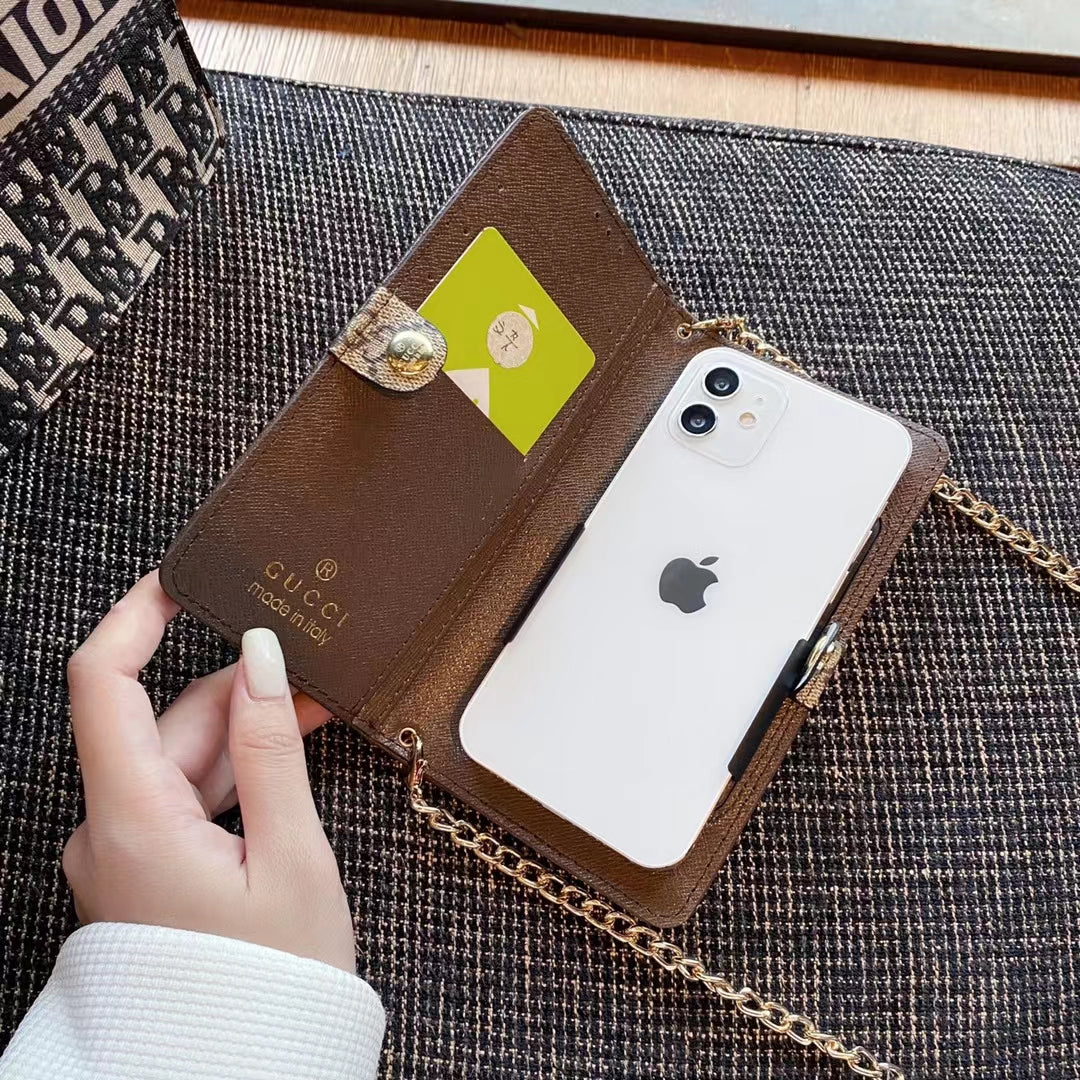 Universal GC Luxury Double Flip Wallet Case - Fits Most Models