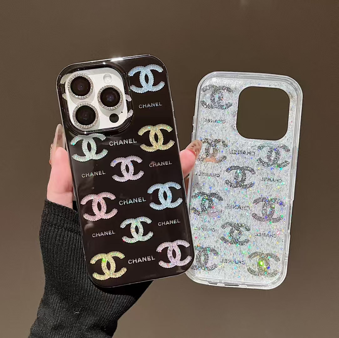 CN Simple Black Pattern iPhone Case