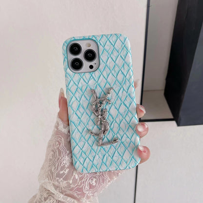 YSL Rattan Pastel Phone Case