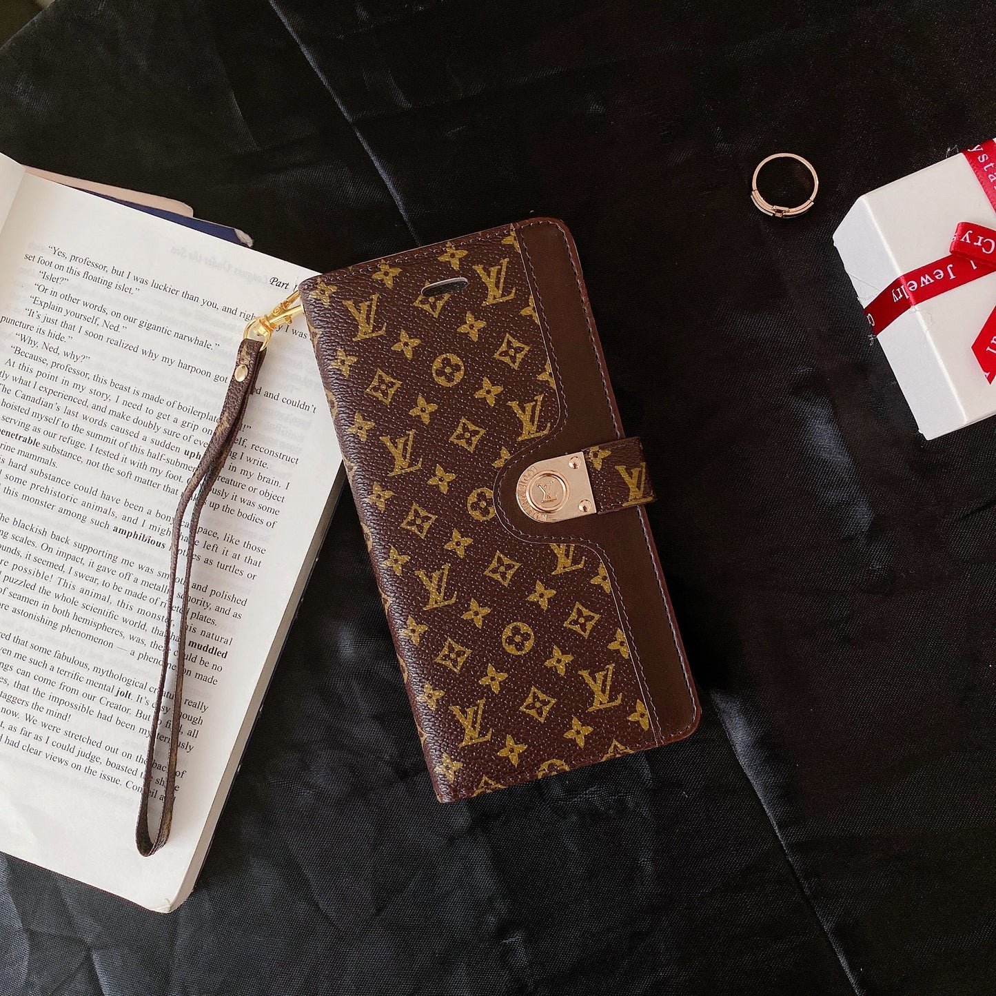 Mixed Designs Flip Wallet Phone Case