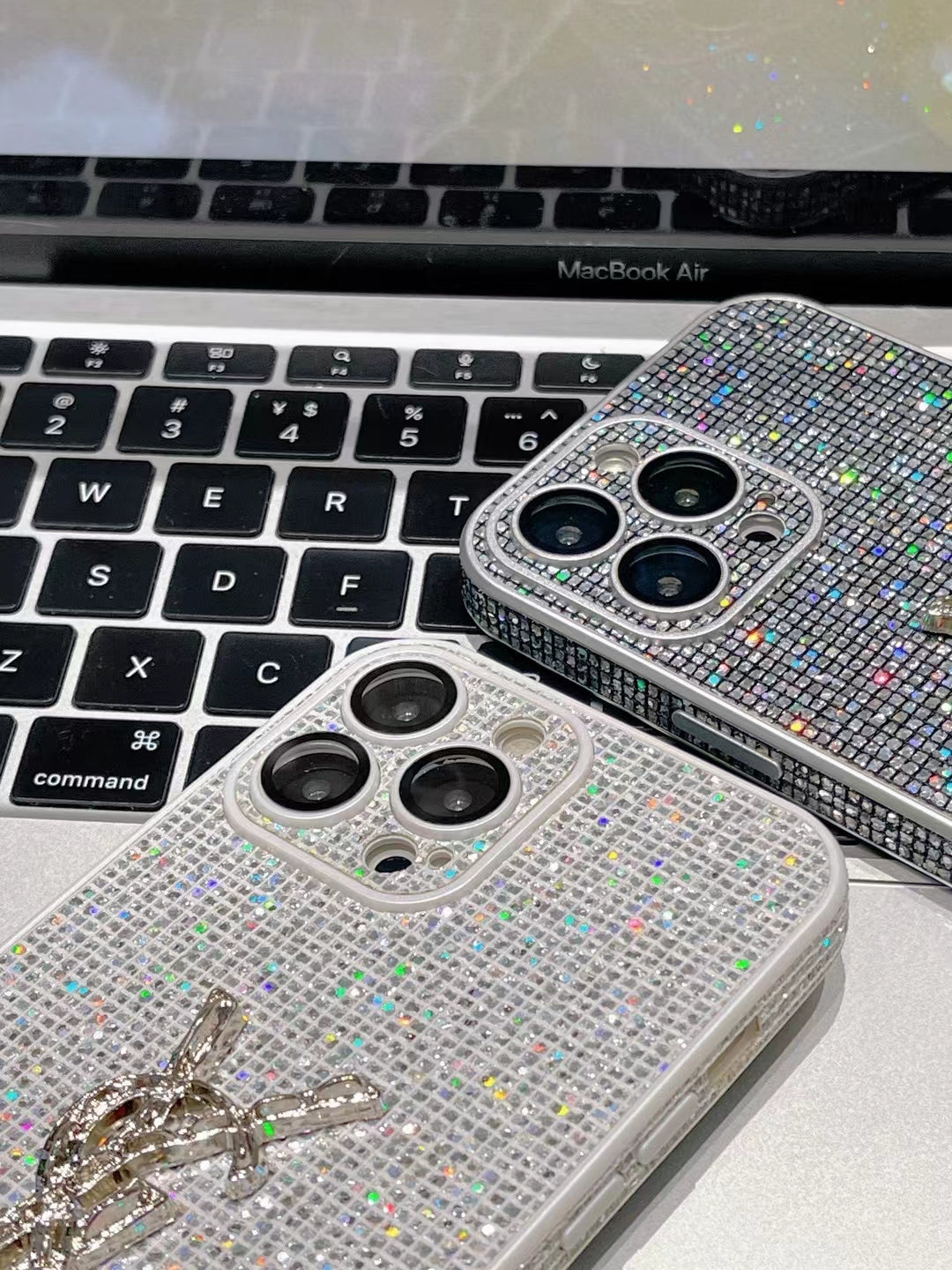 YSL Glitter iPhone Cases