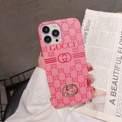 GC Classic Pattern 3D Logo Case