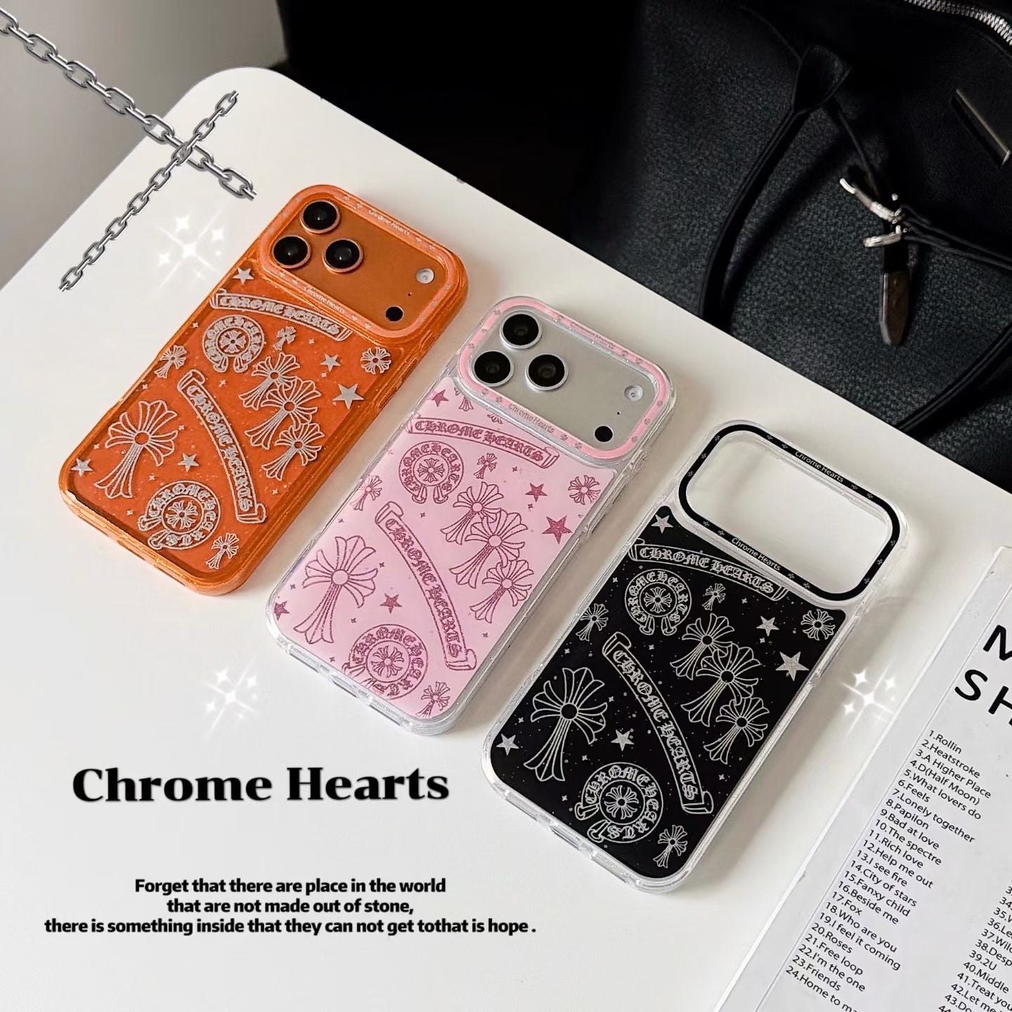 Y2K Diamond Chrome Case