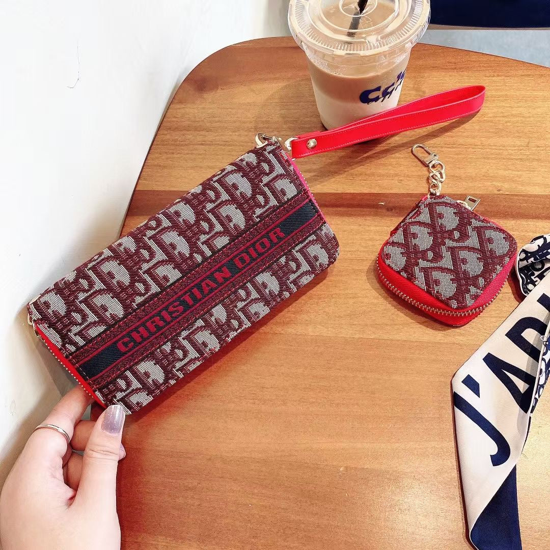 CD Canvas Phone & Coin Purse