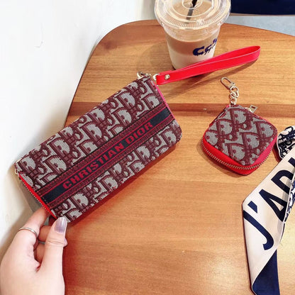 CD Canvas Phone & Coin Purse