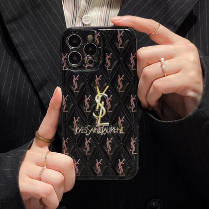 YSL Puffer Printed Phone Case