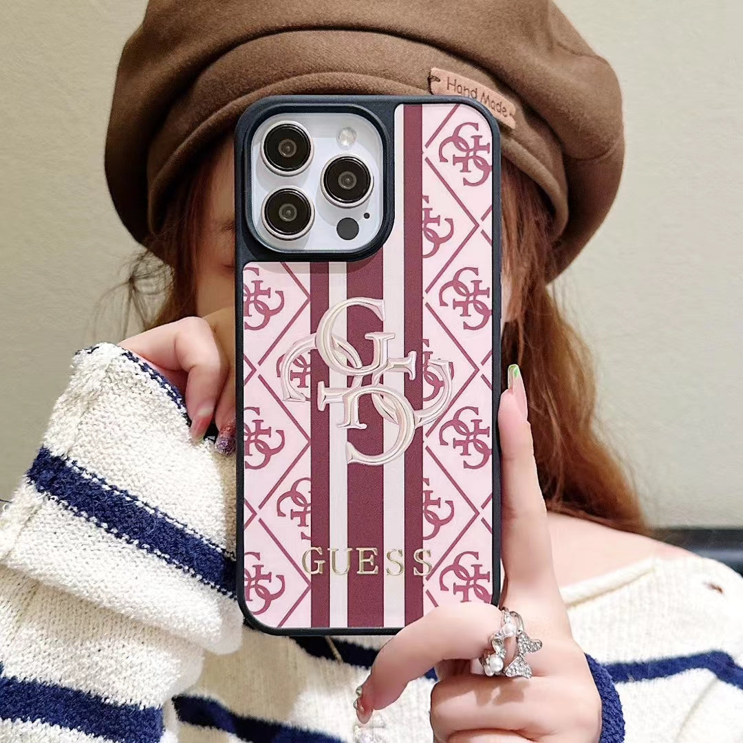 Guess Printed Logo Phone Case