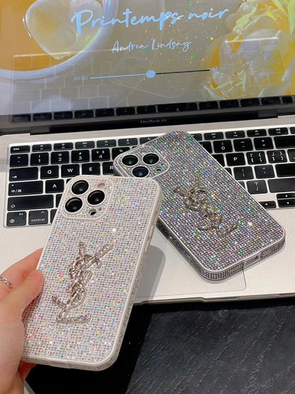 YSL Glitter iPhone Cases