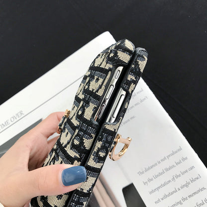 CD Luxury iPhone Case with Card Slot
