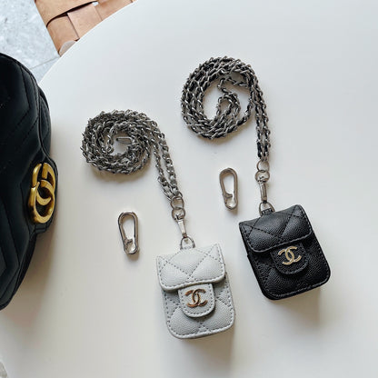 CN Luxury Airpods Case With Classic Lanyard