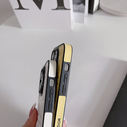 CD Puffer Black and White iPhone Case